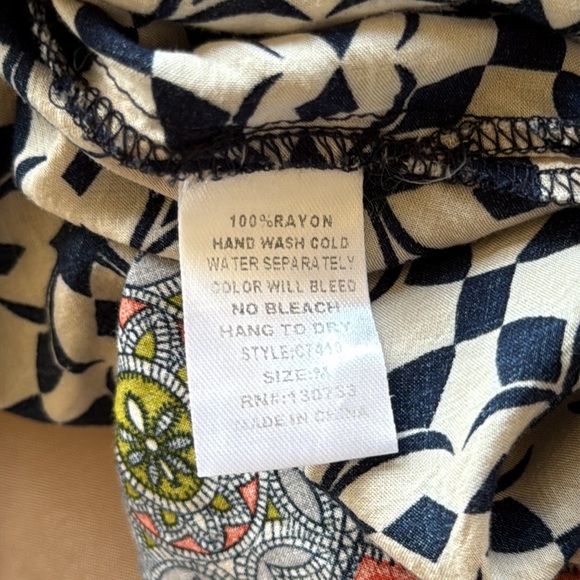 Altar’d State Boho Strapless Maxi Dress Multi Hue Paisley Print Smocked Tube Top - Picture 3 of 10